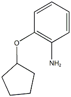 2-(cyclopentyloxy)aniline Structure