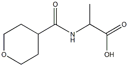 2-(oxan-4-ylformamido)propanoic acid Struktur