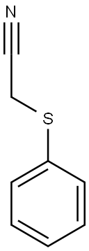 2-(phenylsulfanyl)acetonitrile Structure