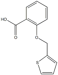 2-(thiophen-2-ylmethoxy)benzoic acid Structure