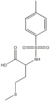 2-[(4-methylbenzene)sulfonamido]-4-(methylsulfanyl)butanoic acid,,结构式