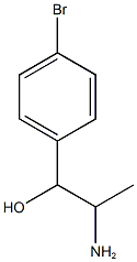 2-amino-1-(4-bromophenyl)propan-1-ol, 792876-12-1, 结构式