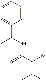 2-bromo-3-methyl-N-(1-phenylethyl)butanamide|