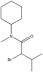 2-bromo-N-cyclohexyl-N,3-dimethylbutanamide Structure