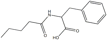 2-pentanamido-3-phenylpropanoic acid Structure