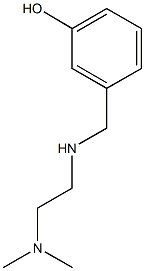 3-({[2-(dimethylamino)ethyl]amino}methyl)phenol Structure