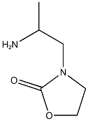3-(2-aminopropyl)-1,3-oxazolidin-2-one 结构式