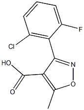 3-(2-chloro-6-fluorophenyl)-5-methyl-1,2-oxazole-4-carboxylic acid|