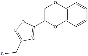  3-(chloromethyl)-5-(2,3-dihydro-1,4-benzodioxin-2-yl)-1,2,4-oxadiazole