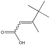 3,4,4-trimethylpent-2-enoic acid Structure