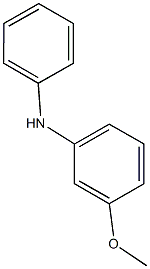 3-methoxy-N-phenylaniline Struktur