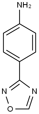 4-(1,2,4-oxadiazol-3-yl)aniline 结构式