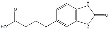 4-(2-oxo-2,3-dihydro-1H-1,3-benzodiazol-5-yl)butanoic acid Structure