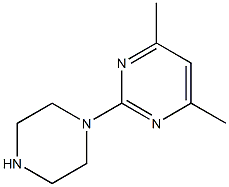 4,6-dimethyl-2-(piperazin-1-yl)pyrimidine 结构式