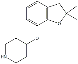4-[(2,2-dimethyl-2,3-dihydro-1-benzofuran-7-yl)oxy]piperidine