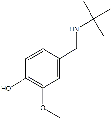 4-[(tert-butylamino)methyl]-2-methoxyphenol Structure