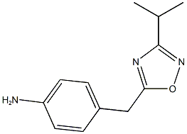 4-{[3-(propan-2-yl)-1,2,4-oxadiazol-5-yl]methyl}aniline