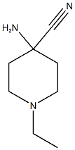 4-amino-1-ethylpiperidine-4-carbonitrile Structure