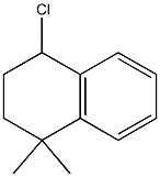 4-chloro-1,1-dimethyl-1,2,3,4-tetrahydronaphthalene 化学構造式