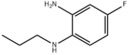 4-fluoro-1-N-propylbenzene-1,2-diamine Struktur
