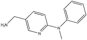 5-(aminomethyl)-N-methyl-N-phenylpyridin-2-amine 化学構造式