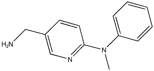 5-(aminomethyl)-N-methyl-N-phenylpyridin-2-amine,,结构式