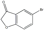 5-bromo-2,3-dihydro-1-benzofuran-3-one Struktur