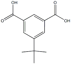 5-tert-butylbenzene-1,3-dicarboxylic acid 化学構造式