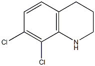 7,8-dichloro-1,2,3,4-tetrahydroquinoline, 953719-85-2, 结构式
