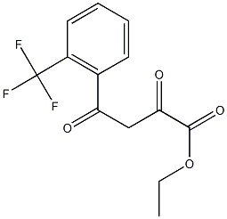 ethyl 2,4-dioxo-4-[2-(trifluoromethyl)phenyl]butanoate Structure