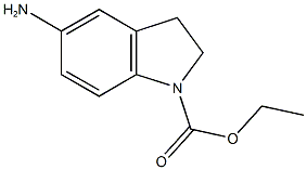 ethyl 5-amino-2,3-dihydro-1H-indole-1-carboxylate Structure