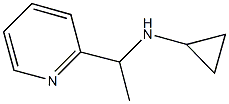N-(1-pyridin-2-ylethyl)cyclopropanamine Structure
