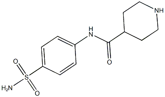 N-(4-sulfamoylphenyl)piperidine-4-carboxamide Structure