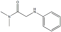 N,N-dimethyl-2-(phenylamino)acetamide Struktur