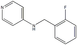 N-[(2-fluorophenyl)methyl]pyridin-4-amine Structure