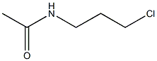 N-(3-Chloropropyl)acetamide 结构式