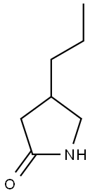 2-pyrrolidinone, 4-propyl- 结构式