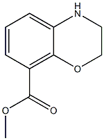 methyl 3,4-dihydro-2H-1,4-benzoxazine-8-carboxylate 结构式