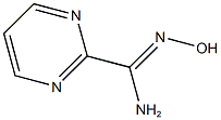 N'-Hydroxypyrimidine-2-carboximidamide Struktur