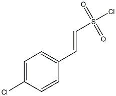 2-(4-CHLOROPHENYL)ETHYLENESULFONYL CHLORIDE 化学構造式