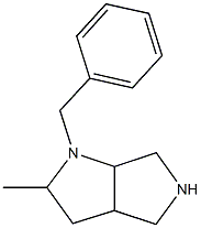 1-BENZYL-2-METHYLOCTAHYDROPYRROLO[3,4-B]PYRROLE Struktur