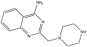 2-(PIPERAZIN-1-YLMETHYL)QUINAZOLIN-4-AMINE Structure