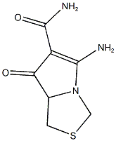 5-AMINO-7-OXO-7,7A-DIHYDRO-1H-PYRROLO[1,2-C][1,3]THIAZOLE-6-CARBOXAMIDE Structure