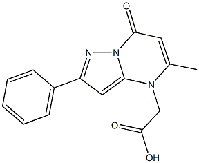 (5-METHYL-7-OXO-2-PHENYLPYRAZOLO[1,5-A]PYRIMIDIN-4(7H)-YL)ACETIC ACID