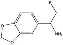 1-(1,3-BENZODIOXOL-5-YL)-2-FLUOROETHANAMINE,,结构式