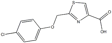 2-[(4-CHLOROPHENOXY)METHYL]-1,3-THIAZOLE-4-CARBOXYLIC ACID