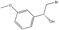 (1R)-2-BROMO-1-(3-METHOXYPHENYL)ETHANOL Structure