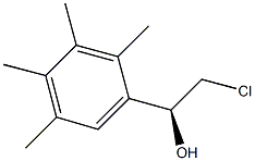 (1S)-2-CHLORO-1-(2,3,4,5-TETRAMETHYLPHENYL)ETHANOL,,结构式