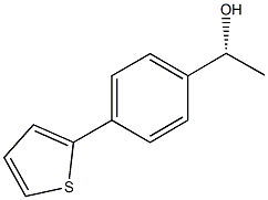 (1R)-1-(4-THIEN-2-YLPHENYL)ETHANOL Struktur