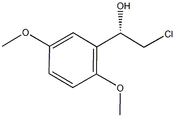 (1S)-2-CHLORO-1-(2,5-DIMETHOXYPHENYL)ETHANOL,,结构式